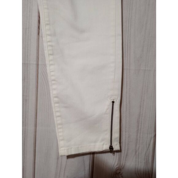 Soft Surrounding Jeans Ladies Medium Petite White Cropped - Picture 4 of 8